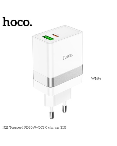 Củ sạc Hoco Pd 30W 2 Cổng USB-A Và USB-C copy